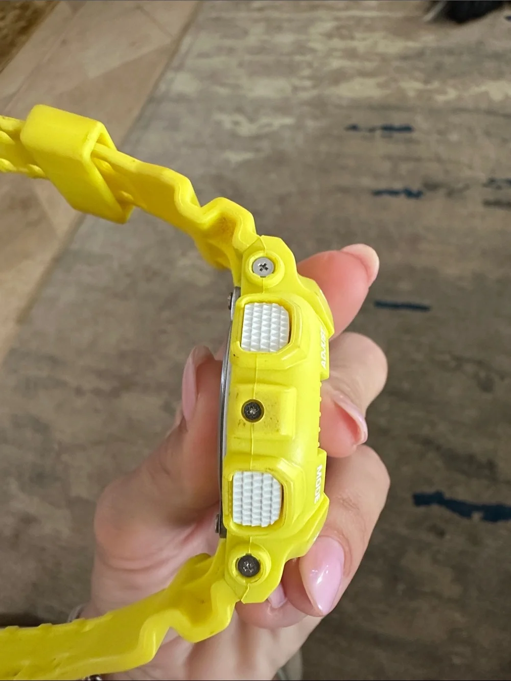 G-Shock Yellow Casio